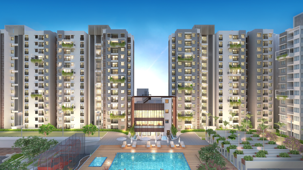 Purva Celestial Premium 2 and 3 BHK Apartments in Airport Road, Bangalore