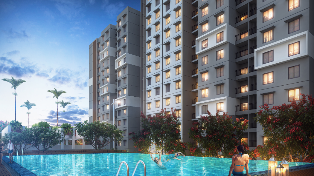 Purva Celestial Premium 2 and 3 BHK Apartments in Airport Road, Bangalore