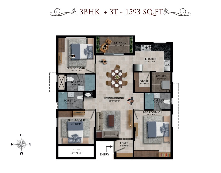 RWD Waterfront Premium Residential Flats with Waterfront Views in Chennai