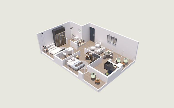 Studio, 1 and 2BHK Homes in Muthukadu VRX Terrace from 79L