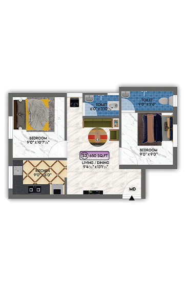 Flats for Sale in Pammal Near GST | Price from ?25L Onwards