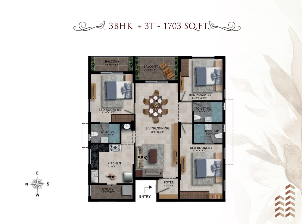 RWD Waterfront Premium Residential Flats with Waterfront Views in Chennai