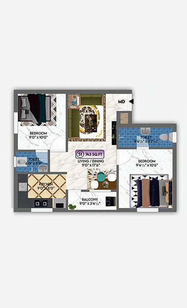 Flats for Sale in Pammal Near GST | Price from ?25L Onwards